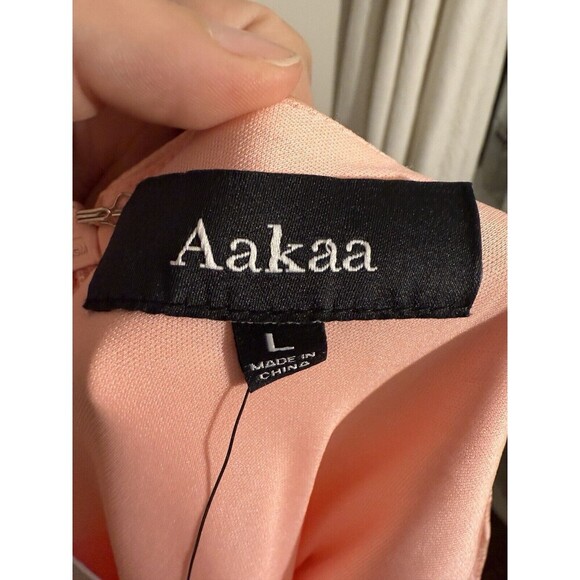 Red Dress Boutique Aakaa Wish For More One Shoulder Satin Dress Size L Coquette - Picture 5 of 10